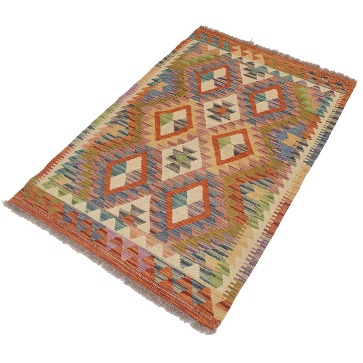 Vegetable Kilim 3'3" x 4'8" - No. AL31405