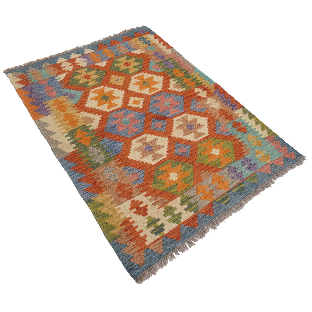 Vegetable Kilim 3' 3" x 4' 7" - No. AL47059