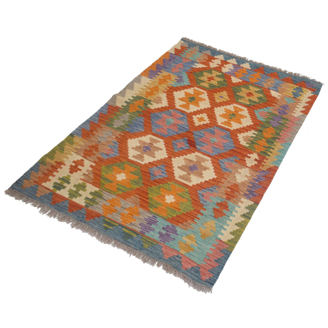 Vegetable Kilim 3' 3" x 4' 7" - No. AL47059