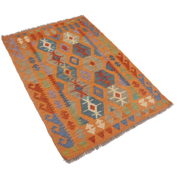 Vegetable Kilim 3' 3" x 4' 7" - No. AL19677