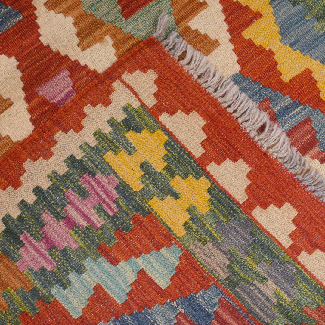 Vegetable Kilim 3' 0" x 9' 6" - No. AL48194