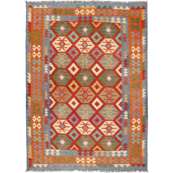 Vegetable Kilim 6' 6" x 9' 5" - No. AL80449