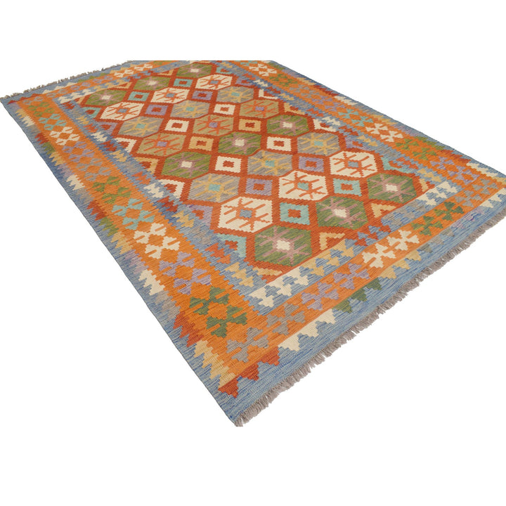 Vegetable Kilim 6' 6" x 9' 5" - No. AL80449