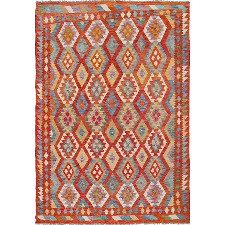 Vegetable Kilim 6' 6" x 9' 5" - No. AL17886