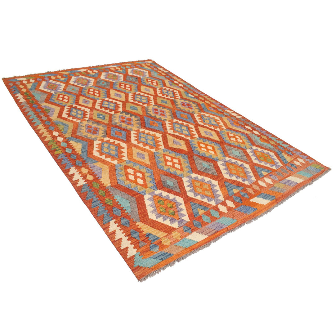 Vegetable Kilim 6' 6" x 9' 5" - No. AL17886