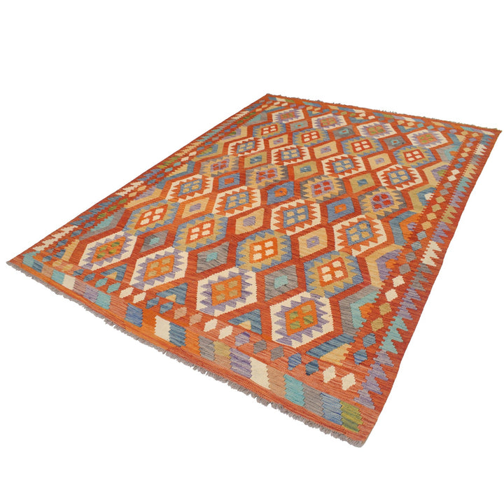 Vegetable Kilim 6' 6" x 9' 5" - No. AL17886