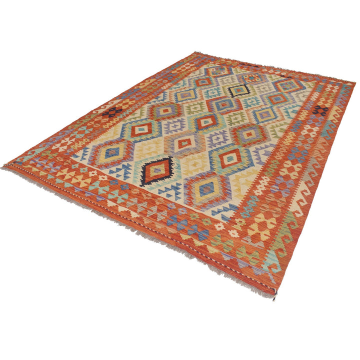 Vegetable Kilim 6'8" x 9'3" - No. AL96258