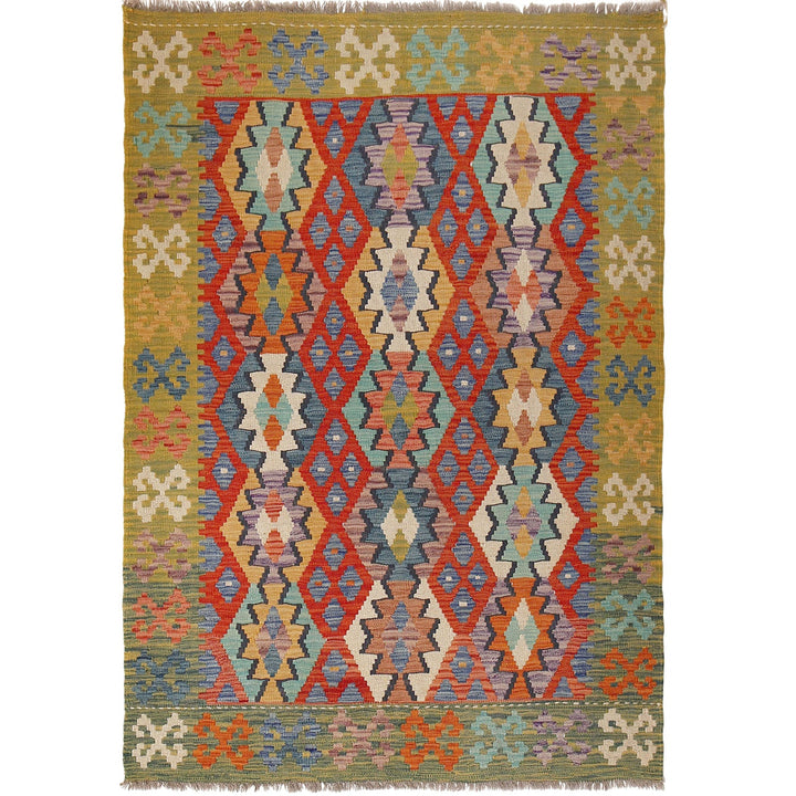 Vegetable Kilim 4' x 5'8" - No. AL77533