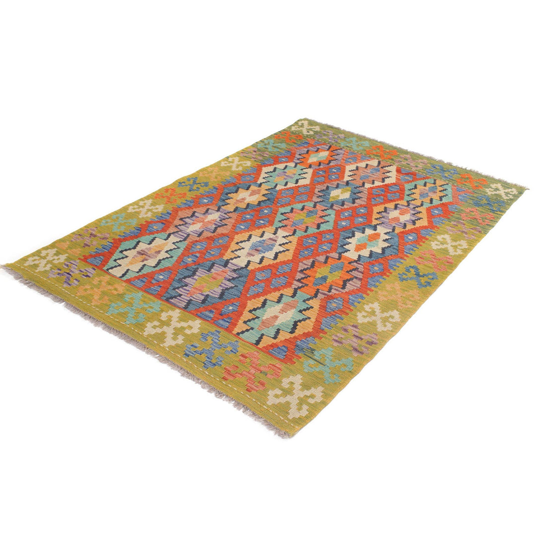 Vegetable Kilim 4' x 5'8" - No. AL77533