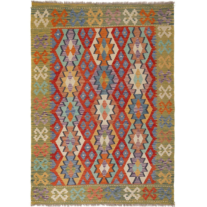 Vegetable Kilim 4' " x 5' 6" - No. AL81946