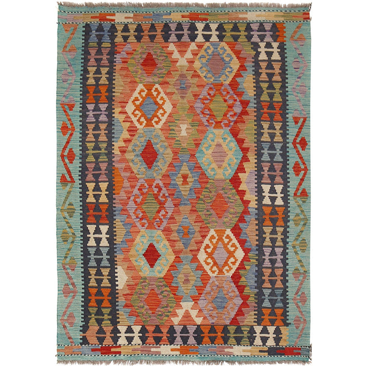 Vegetable Kilim 4' x 5'7" - No. AL41918