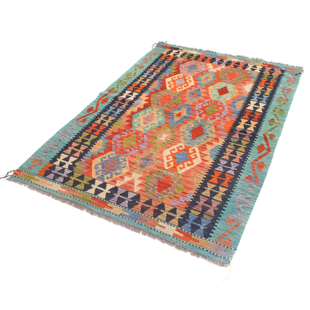 Vegetable Kilim 4' x 5'7" - No. AL41918