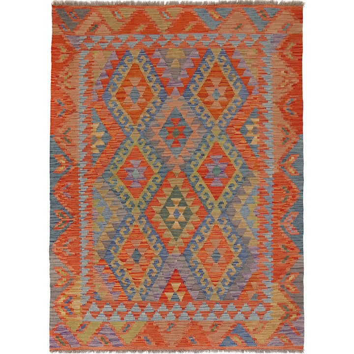 Vegetable Kilim 4' x 5'6" - No. AL71391