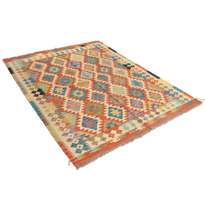 Vegetable Kilim 5' x 6'5" - No. AL72238
