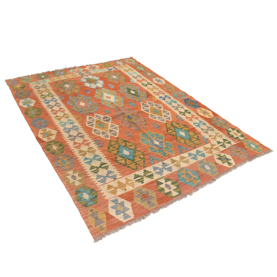 Vegetable Kilim 5' x 6'7" - No. AL74605