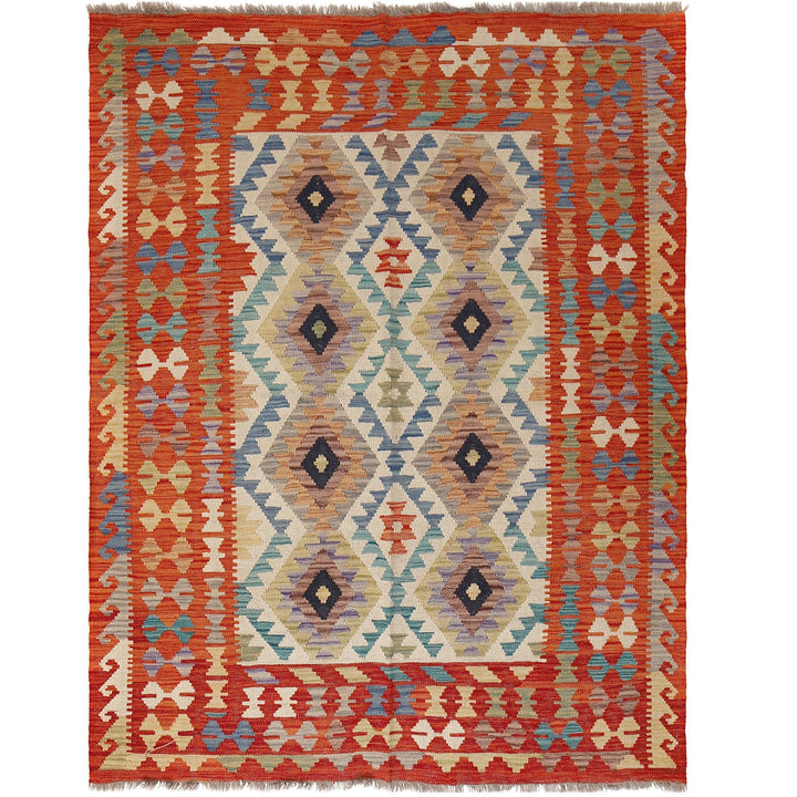 Vegetable Kilim 5'1" x 6'5" - No. AL42879