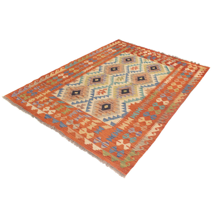 Vegetable Kilim 5'1" x 6'5" - No. AL42879