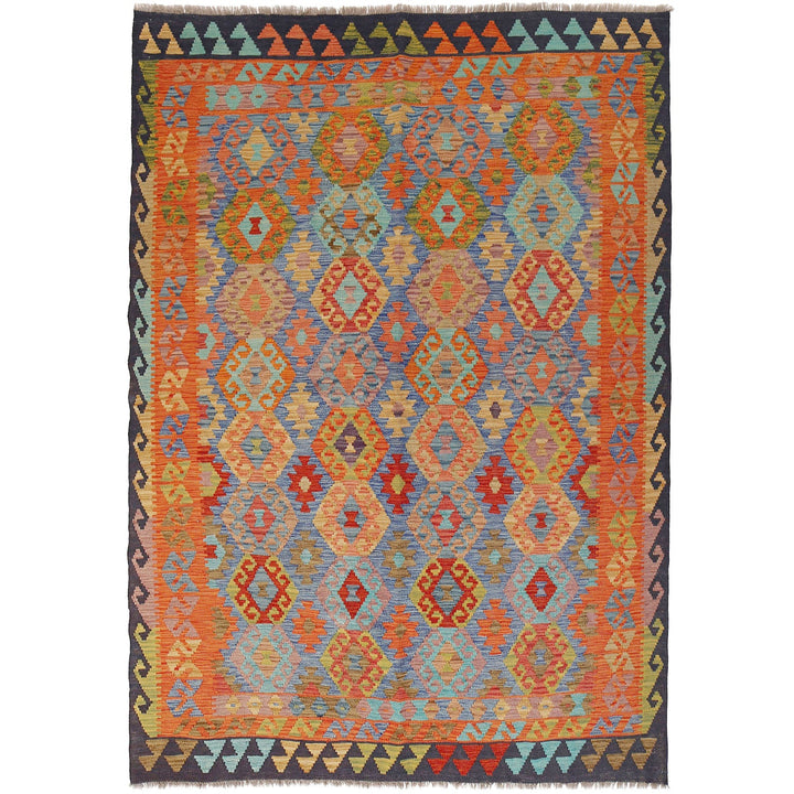 Vegetable Kilim 5'7" x 7'9" - No. AL87278