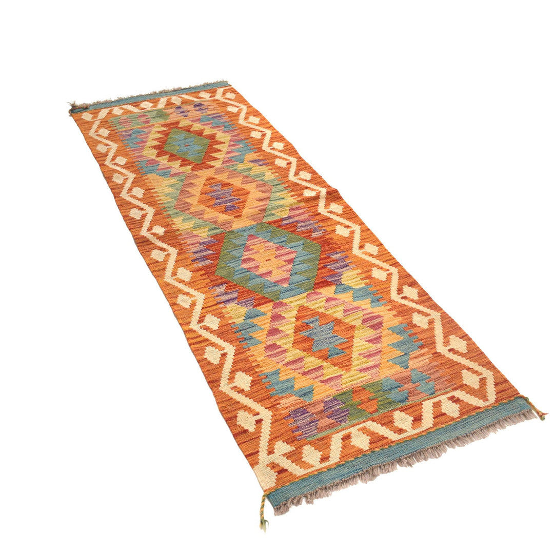 Vegetable Kilim 2' 1" x 6' " - No. AL53309