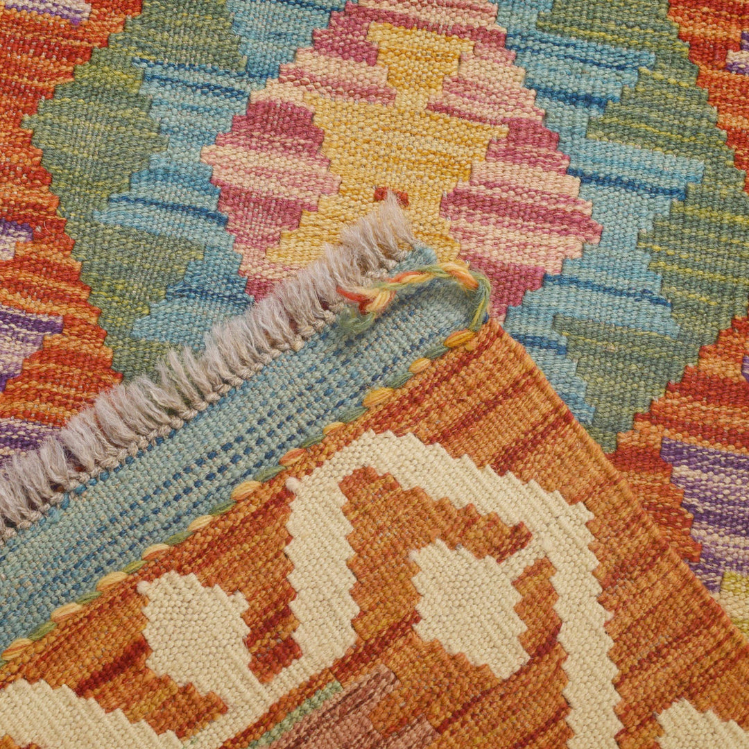Vegetable Kilim 2' 1" x 6' " - No. AL53309